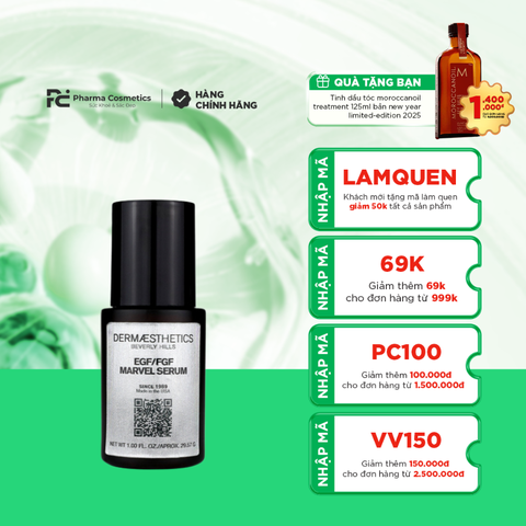 DBH EGF/FGF MARVEL SERUM / SERUM TẾ BÀO GỐC THÚC ĐẨY QUÁ TRÌNH TÁI TẠO DA