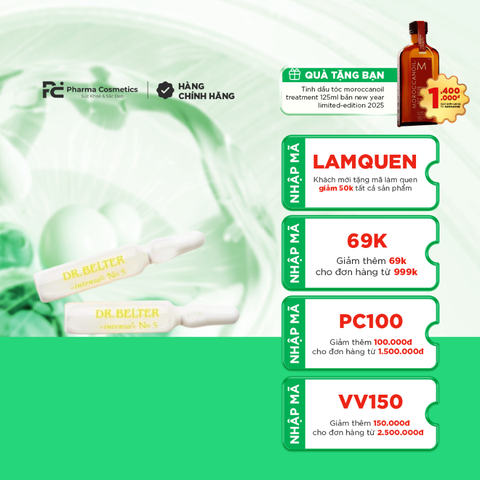 DR.BELTER INTENSA NO.5 REGENERATION - CONCENTRATE/ TINH CHẤT PHỤC HỒI & TÁI TẠO DA DR.BELTER INTENSA NO.5 REGENERATION - CONCENTRATE