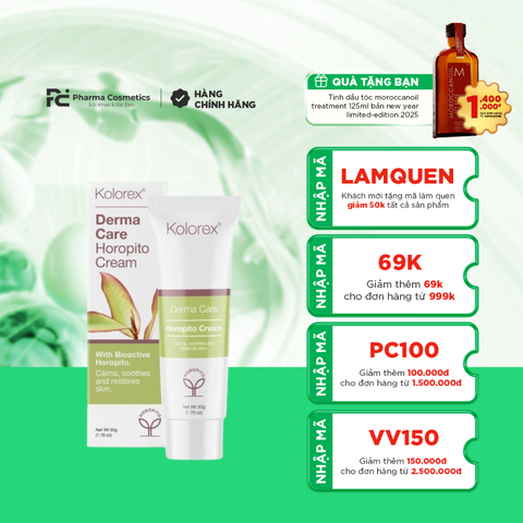 KOROREX DERMA CARE HOROPITO CREAM / KEM DƯỠNG PHỤC HỒI CHO VÙNG DA NHẠY CẢM  