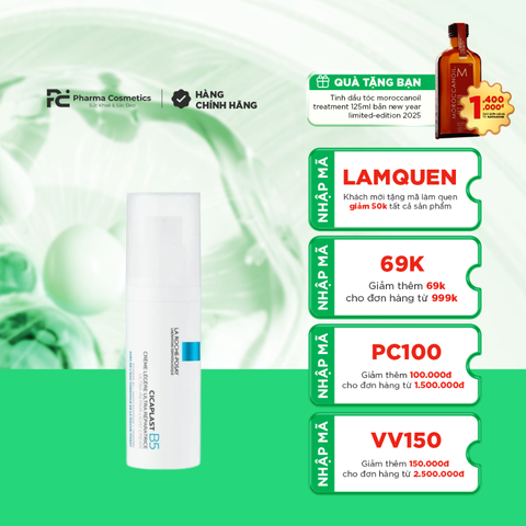 LA ROCHE POSAY CICAPLAST BS ULTRA - REPAIR LIGHT CREAM / KEM DƯỠNG GIÚP DƯỠNG DA, DUY TRÌ ĐỘ ẨM, PHỤC HỒI VÀ LÀM DỊU DA  