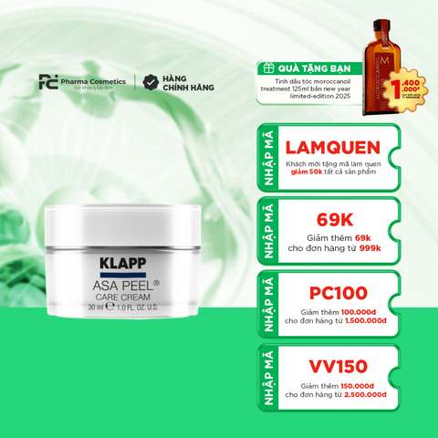 KLAPP ASA CARE CREAM / KEM DƯỠNG TRẺ HÓA CHO DA NHẠY CẢM