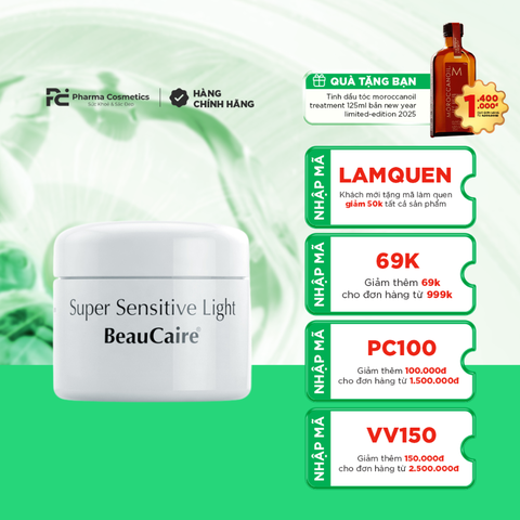 BEAUCAIRE SUPER SENSITIVE LIGHT / KEM DƯỠNG DA, DÙNG CHO DA NHẠY CẢM
