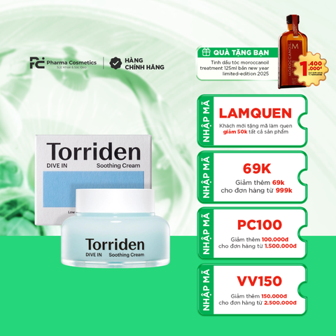 TORRIDEN DIVE IN SOOTHING CREAM / KEM DƯỠNG PHỤC HỒI DA