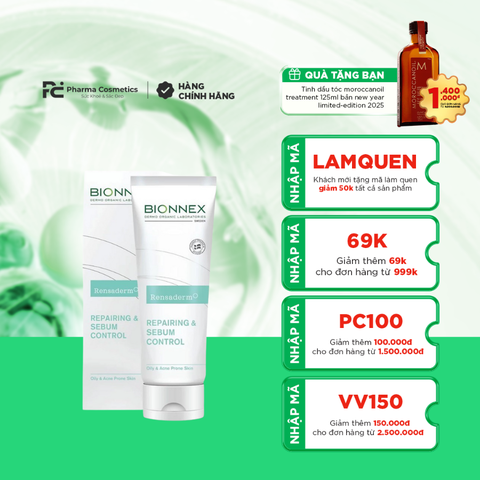 BIONNEX REPAIRING & SEBUM CONTROL / KEM DƯỠNG CÂN BẰNG SỬA CHỮA TỔN THƯƠNG VÀ KIỂM SOÁT BÃ NHỜN