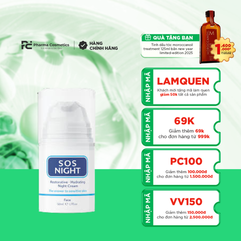 SOS NIGHT / KEM DƯỠNG PHỤC HỒI DA BAN ĐÊM