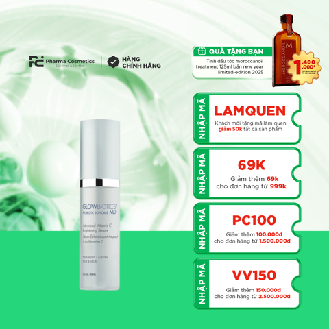 GLOWBIOTICS  ADVANCED VITAMIN-C BRIGHTENING SERUM / TINH CHẤT LÀM SÁNG DA VÀ MỜ THÂM NÁM TÀN NHANG