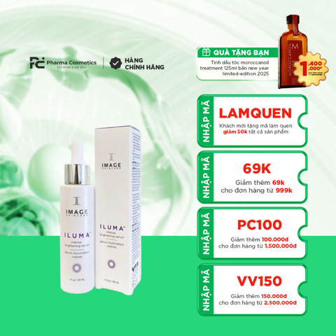 ILUMA® INTENSE BRIGHTENING SERUM / SERUM LÀM SÁNG DA, ĐỀU MÀU VÀ CHỐNG OXY HÓA MẠNH 