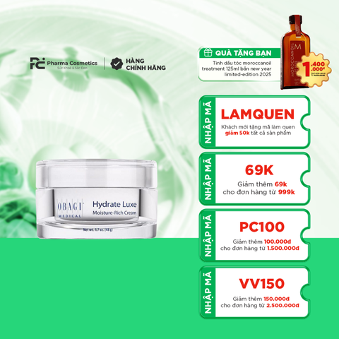 Obagi Hydrate Luxe Moisture-Rich Cream / KEM DƯỠNG ẨM, TRẺ HÓA DA