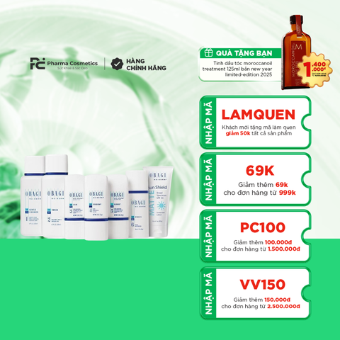 OBAGI NU-DERM SYSTEM FOR NORMAL TO DRY SKIN/ BỘ DƯỠNG TRỊ NÁM CHO DA KHÔ