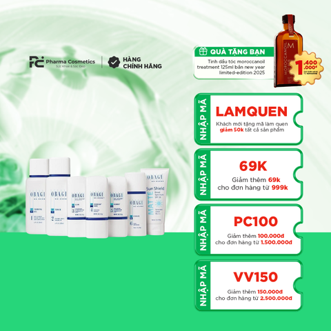 OBAGI NU-DERM SYSTEM FOR NORMAL TO OILY SKIN /BỘ DƯỠNG TRỊ NÁM CHO DA DẦU