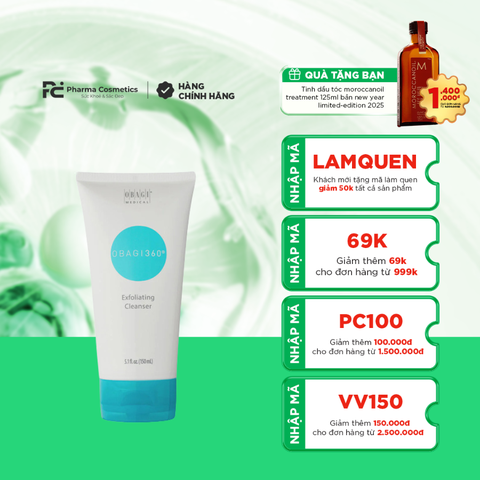 OBAGI360 EXFOLIATING CLEANSER / SỮA RỬA MẶT TẨY TẾ BÀO CHẾT