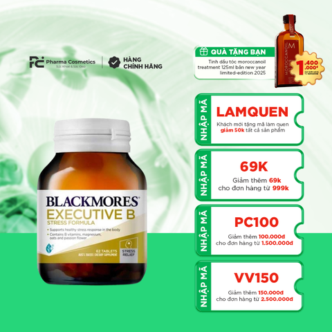 BLACKMORES EXECUTIVE B / VIÊN UỐNG GIẢM CĂNG THẲNG, STRESS