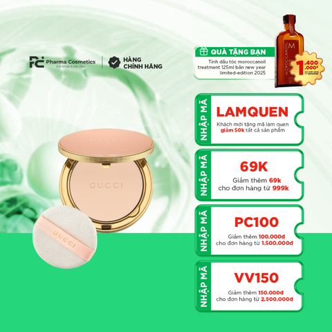 GUCCI POUDRE DE BEAUTÉ MAT NATUREL / PHẤN PHỦ