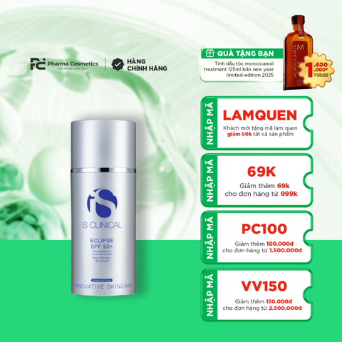 IS CLINICAL ECLIPSE SPF 50+ MÀU BE 300G / KEM CHỐNG NẮNG BẢO VỆ DA CHE KHUYẾT ĐIỂM IS CLINICAL ECLIPSE SPF 50+ MÀU BE 300G