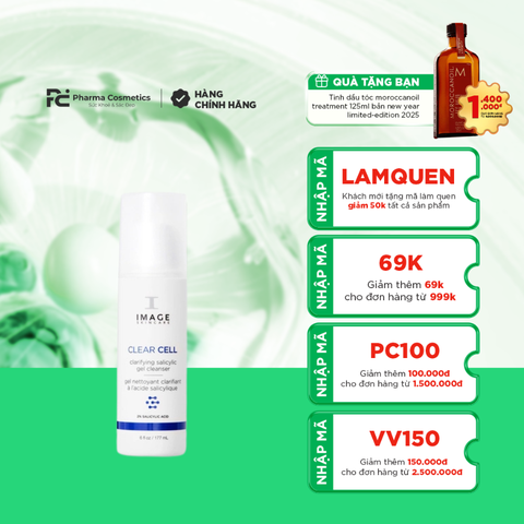 CLEAR CELL CLARIFYING SALICYLIC GEL CLEANSER / GEL RỬA MẶT SẠCH SÂU, KHÁNG KHUẨN DÀNH CHO DA DẦU, MỤN 