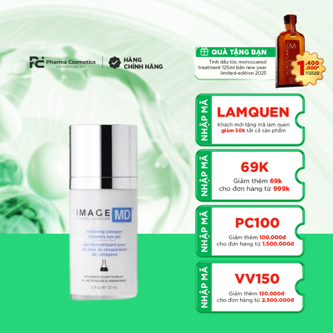 IMAGE MD® RESTORING COLLAGEN RECOVERY EYE GEL / KEM TÁI TẠO COLLAGEN VÀ GIẢM NHĂN, VẾT CHÂN CHIM VÙNG MẮT 
