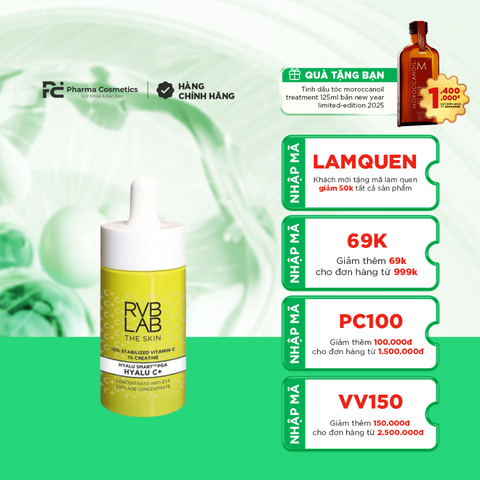 RVB LAB HYALU C+ HYPERACTIVE ANTI-AGE CONCENTRATE / TINH CHẤT CHỐNG LÃO HÓA, LÀM SÁNG DA