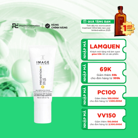 IMAGE SKINCARE PREVENTION+ DAILY DEFENSE LIP ENHANCER SPF15/ KEM CHỐNG NẮNG CHO MÔI IMAGE SKINCARE PREVENTION+ DAILY DEFENSE LIP ENHANCER SPF15