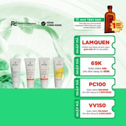 BỘ KIT DÙNG THỬ CHĂM SÓC DA YÊU THÍCH IMAGE SKINCARE