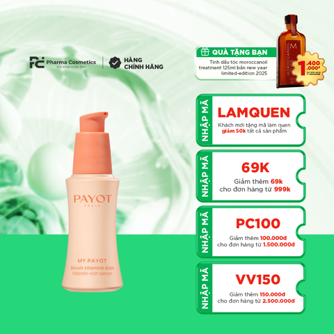 PAYOT SÉRUM VITAMINE C ÉCLAT VITAMIN C RADIANCE SERUM / TINH CHẤT DƯỠNG SÁNG DA