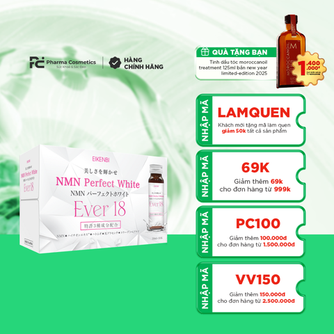 EIKENBI NMN PERFECT WHITE EVER / NƯỚC UỐNG SIÊU KÍCH TRẮNG
