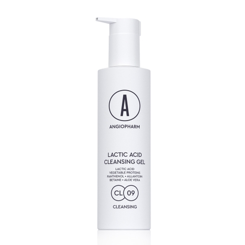 ANGIOPHARM Lactic Acid Cleansing Gel – Gel Rửa Mặt Làm Sạch Dịu Nhẹ, Cấp Ẩm Và Củng Cố Hàng Rào Bảo Vệ Da
