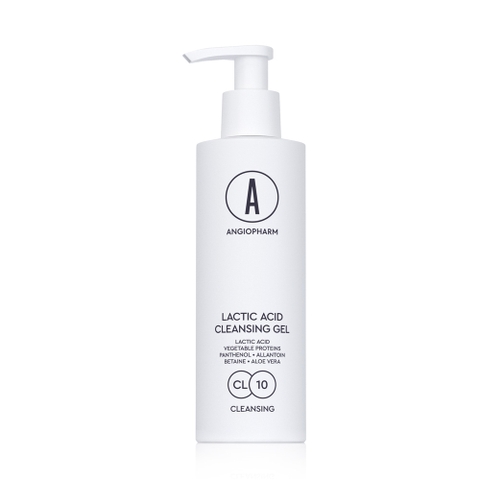 ANGIOPHARM Lactic Acid Cleansing Gel – Gel Rửa Mặt Làm Sạch Dịu Nhẹ, Cấp Ẩm Và Củng Cố Hàng Rào Bảo Vệ Da