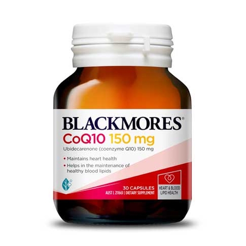BLACKMORES COQ10 150MG / VIÊN UỐNG COQ10 CHỐNG OXY HÓA