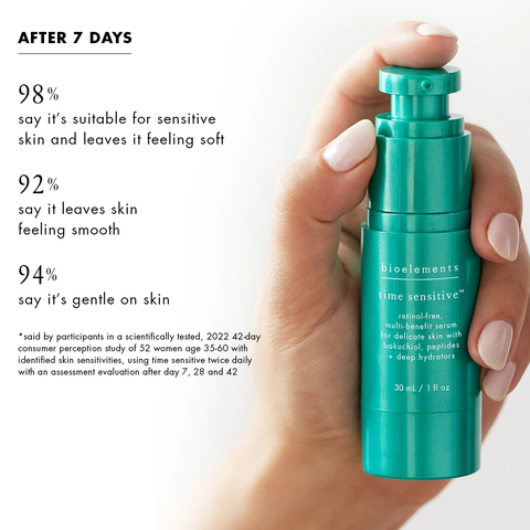 Bioelements Time Sensitive – Tinh Chất Bakuchiol Chống Lão Hóa Cho Da Nhạy Cảm