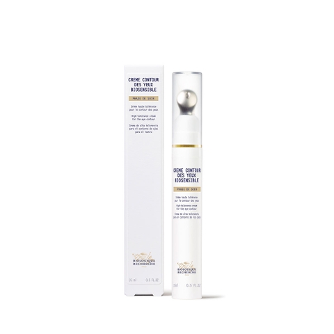 BIOLOGIQUE RECHERCHE CRÈME CONTOUR DES YEUX BIOSENSIBLE / KEM DƯỠNG MẮT LÀM DỊU CẢM GIÁC VÀ GIÚP LÀM MỜ QUẦNG THÂM 15ml