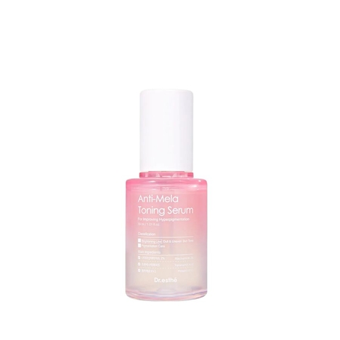 DR.ESTHE ANTI-MELA TONING SERUM: Tinh Chất Dưỡng Sáng Toàn Diện Với Công Nghệ MELAZERO®V2 Độc Quyền