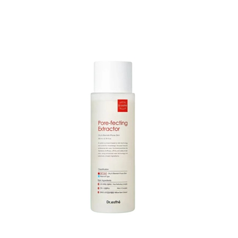 DR.ESTHE PORE-FECTING EXTRATOR: Dung Dịch Làm Mềm Mụn & Sạch Sâu Lỗ Chân Lông