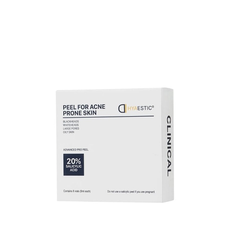 HYAESTIC PEEL FOR ACNE PRONE SKIN SALICYLIC ACID 20% - Bộ Peel Trị Mụn Điều Tiết Bã Nhờn