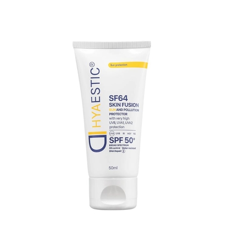 Hyaestic Skin Fusion SF64 Sun And Pollution Protector SPF50+ 10ML: Kem Chống Nắng Bảo Vệ Tối Đa & Phục Hồi DNA