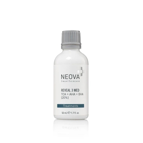 NEOVA REVEAL 3 MED PEEL TCA + AHA + BHA [20%] / THAY DA SINH HỌC GIÚP TÁI SINH LÀN DA & LÀM SÁNG DA SẠM MÀU VỚI TCA 20%