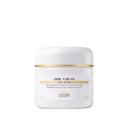 BIOLOGIQUE RECHERCHE CRÈME PIGM 400 / KEM DƯỠNG LÀM SÁNG VÀ ĐỀU MÀU DA 50ML