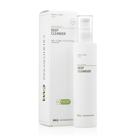 INNOAESTHETICS INNO-DERMA DEEP CLEANSER: Sữa Rửa Mặt Làm Sạch Sâu, Kiềm Dầu & Ngừa Mụn