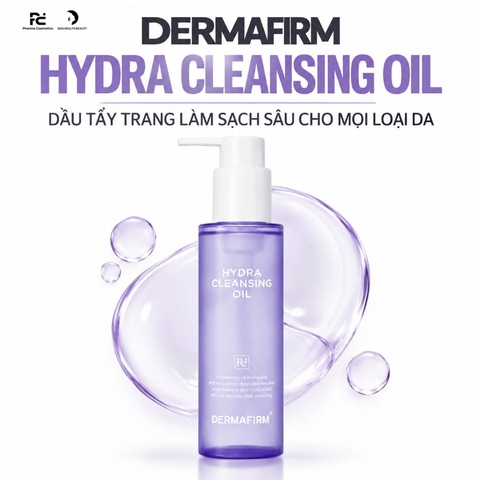 DERMAFIRM HYDRA CLEANSING OIL / DẦU TẨY TRANG LÀM SẠCH SÂU CHO MỌI LOẠI DA