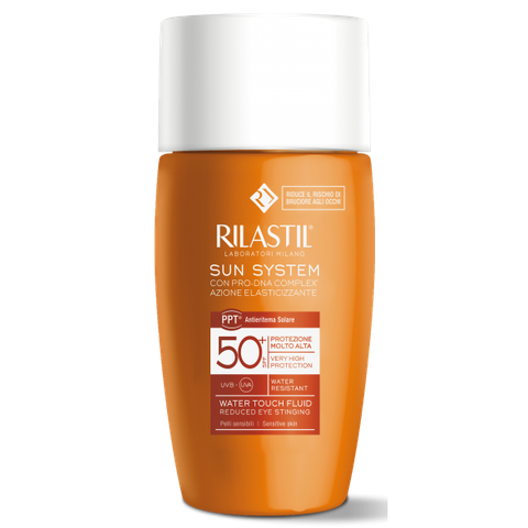 RILASTIL SUN SYSTEM PPT WATER TOUCH FLUID REDUCED EYE STINGING SPF 50+ / TINH CHẤT CHỐNG NẮNG VÙNG DA MẶT RILASTIL SUN SYSTEM PPT WATER TOUCH FLUID REDUCED EYE STINGING SPF 50+