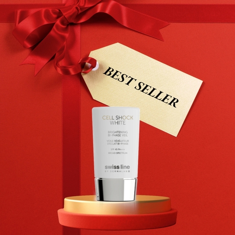 SWISS LINE CSW BRIGHTENING BI-PHASE VEIL PA 45+++ / NHŨ TƯƠNG CHỐNG NẮNG TRẮNG DA SPF 45 PA++ ( 45ML)