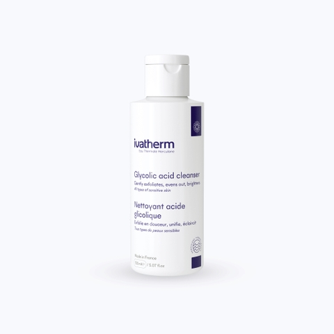 IVATHERM GLYCOLIC ACID CLEANSER: Sữa Rửa Mặt Tái Tạo & Sáng Da