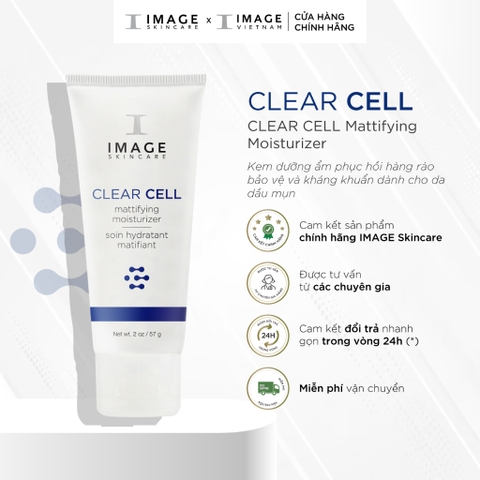 CLEAR CELL MATTIFYING MOISTURIZER / KEM DƯỠNG ẨM PHỤC HỒI HÀNG RÀO BẢO VỆ VÀ KHÁNG KHUẨN DÀNH CHO DA DẦU MỤN 