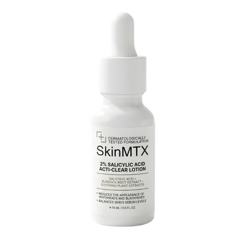 SKINMTX 2% Salicylic Acid Acti-Clear Lotion: Giải Pháp Loại Bỏ Mụn Đầu Đen & Thông Thoáng Lỗ Chân Lông