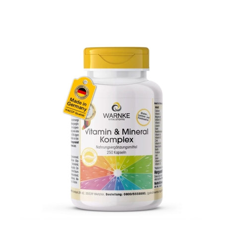 WARNKE Vitamin & Mineral Komplex – Giải Pháp Bổ Sung Đa Vi Chất Chuẩn Dược Phẩm Đức