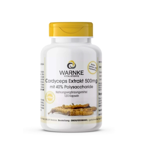 Warnke Cordyceps Extract 500mg – Đông Trùng Hạ Thảo Đức Tăng Cường Sức Khỏe Toàn Diện