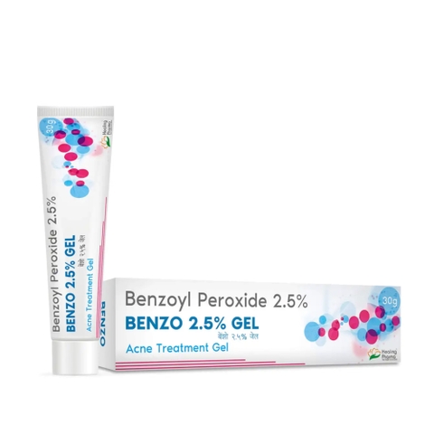 Benzo 2.5% (Benzoyl Peroxide) 30g – Gel Trị Mụn  Giải Pháp Tiêu Diệt Mụn Tận Gốc