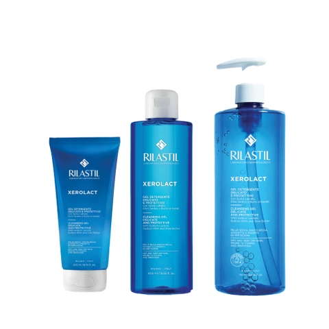 Rilastil Xerolact Cleansing Gel: Gel Rửa Mặt Và Tắm Cho Da Khô, Nhạy Cảm