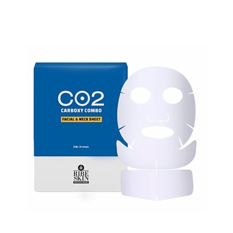 RIBESKIN CO2 Carboxy Therapy Facial & Neck Mask: Nâng Tầm Làn Da Rạng Rỡ & Trẻ Hóa Tức Thì