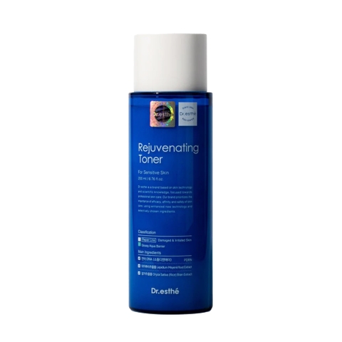 DR.ESTHE REJUVENATING TONER: Toner Dưỡng Ẩm & Tái Tạo Chuyên Sâu, Chống Lão Hóa Mạnh Mẽ