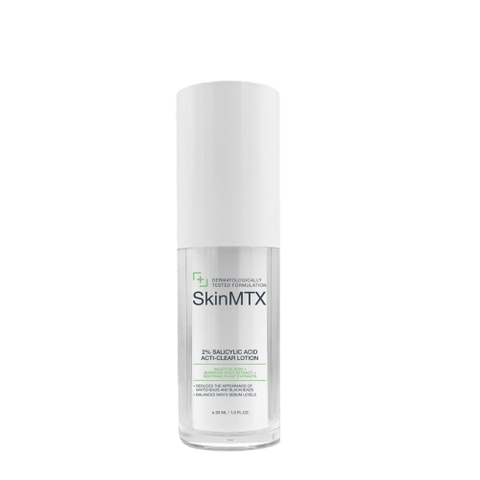 SKINMTX 2% Salicylic Acid Acti-Clear Lotion: Giải Pháp Loại Bỏ Mụn Đầu Đen & Thông Thoáng Lỗ Chân Lông